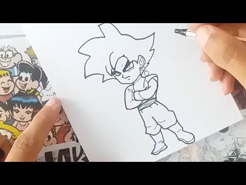 Desenho Goku ssj blue facil  °Desenhistas Do Amino° Amino