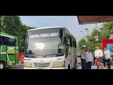 Sambut Mudik Lebaran 1447 H, Dishub Kaltim Gelar Ramp Check dan Cek Kesehatan Driver di Terminal Sungai Kunjang