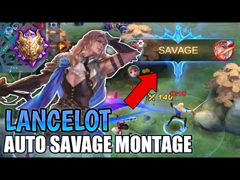 WTF DAMAGE? LANCELOT MONTAGE | BEST BUILD LANCELOT | MLBB