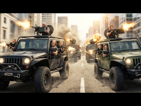 Terrorists Attack Civilians — Mercenaries Step In to Stop the Massacre! #hollywood