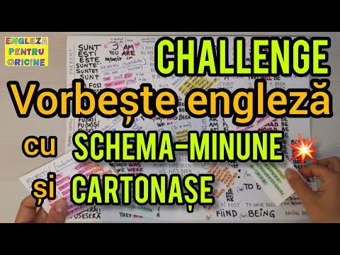 Lecţia # 248 – Challenge! 👊 vorbeşte engleză 🗣🇬🇧🇺🇸 într-o lună cu schema-minune 💥 + cartonaşe 🟥🟧🟨🟩🟦