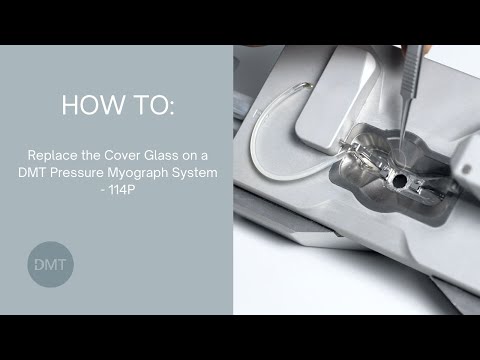 Replace the cover glass on a DMT 114P