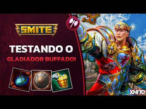 Testing the BUFFED GLADIATOR'S SHIELD! KING ARTHUR SOLO - ⚡ Smite BR Conquista