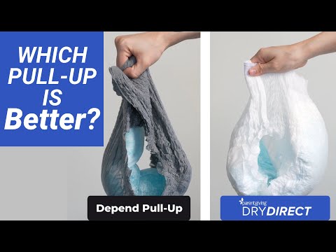 Which is The Best, Most Absorbent Adult Pull-up Incontinence Diaper Product? Dry Direct or Depend?