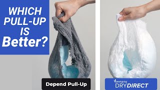 Which is The Best, Most Absorbent Adult Pull-up Incontinence Diaper Product Dry Direct or Depend