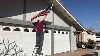 How to Keep Your Flag from Wrapping Around Pole, stops tangling in Wind