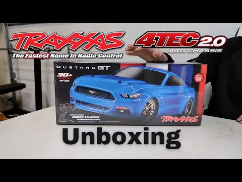 Traxxas 4 Tec Mustang GT Unboxing!