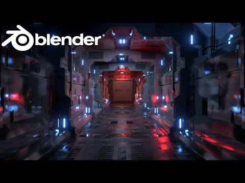 How I Created this Sci-Fi Corridor Animation in Blender