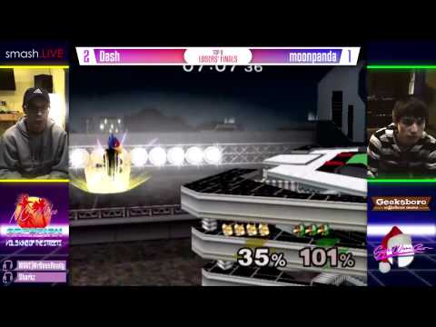 NC Arcadian III Top 24 LF - Dash (Fox) vs moonpanda (Sheik/Falco)