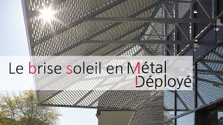 Le brise soleil en métal déployé aluminium