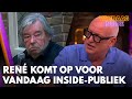 René komt op voor Vandaag Inside-publiek na uitlatingen Maarten van Rossem | VANDAAG INSIDE