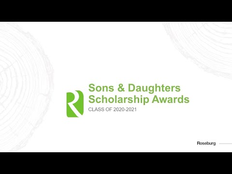 Sons and Daughters Scholarship Awards 2020