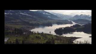 preview picture of video 'DJI Phantom Vision | Le Lac de la Gruyère et le golf de Pont-la-Ville'
