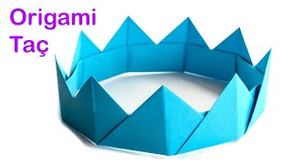 Origami Taç Yapımı - Kağıttan Taç Nasıl Yapılır