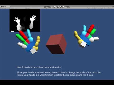 Intel Realsense SDK2.0 - Unity Sample 2. Rotation & Scale