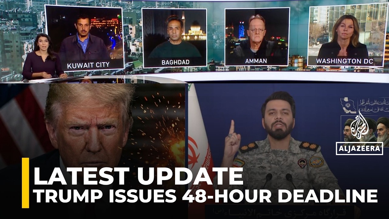 latest update : Trump Issues 48-Hour deadline to Iran: Strait of Hormuz crisis