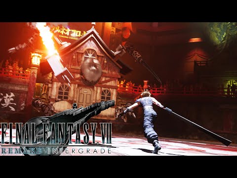 Hell House Boss Fight - Final Fantasy 7 Remake Intergrade (4K60FPS)