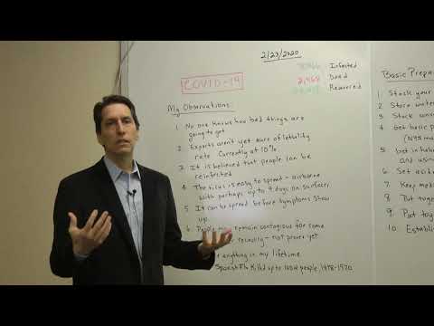 Coronavirus - Observations and Preparations