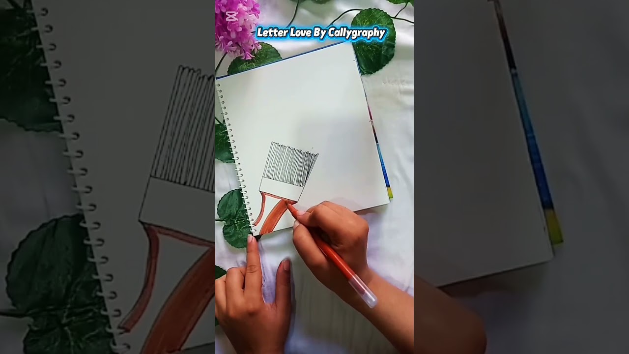 Easy Book Cover Design | Math #shorts #nhuandaocalligraphy #diy #bookcover #satisfying