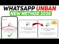 WhatsApp Ban New Solution 2026 This Account Can No Longer Use WhatsApp Problem New 2026