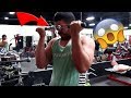 ALMOST BREAKING MY NOSE AT THE GYM!