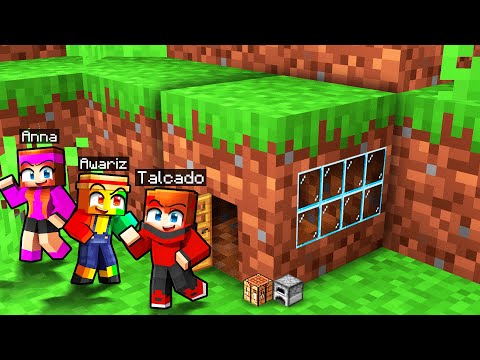 Je survis 100 JOURS dans un BLOC sur Minecraft !