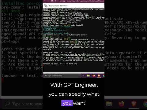 Create Entire App, Software or Website With GPT Engineer #gpt4 #chatgpt #gptengineer #ai #openai