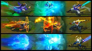 PROJECT Yi vs Eternal Sword Yi vs Cosmic Blade Master Yi Legendary vs Epic Skins Comparison