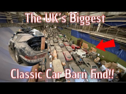 I Explore The UK’s Biggest Barn Find Collection Of Classic & Extremely Rare Cars!!