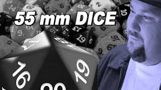 preview picture of video '16mm 20 sided dice vs a 55mm 20 sided dice. Plus an update!'