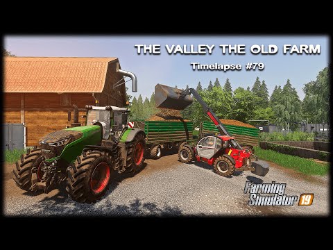 Transporting manure from farm to BGA, farm work | The Valley The Old Farm | FS19 Timelapse #79