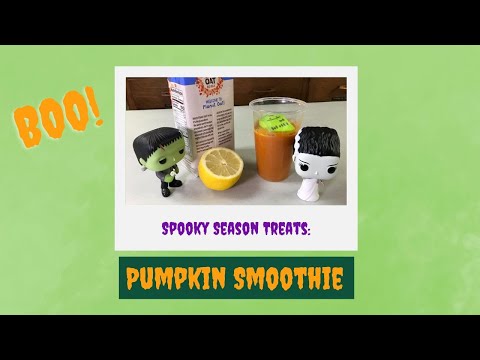 Deleite da temporada assustadora: Smoothie de abóbora