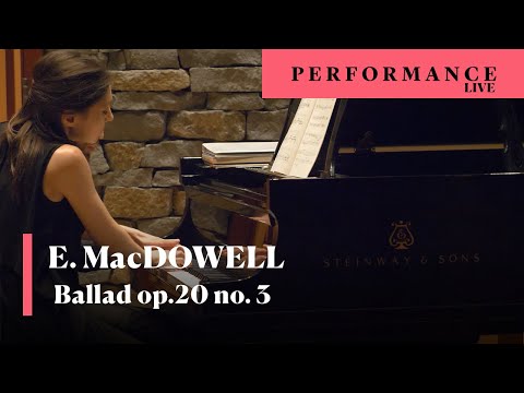 E. MacDowell - Ballad from 3 Poems op.20 no. 3 for piano duet
