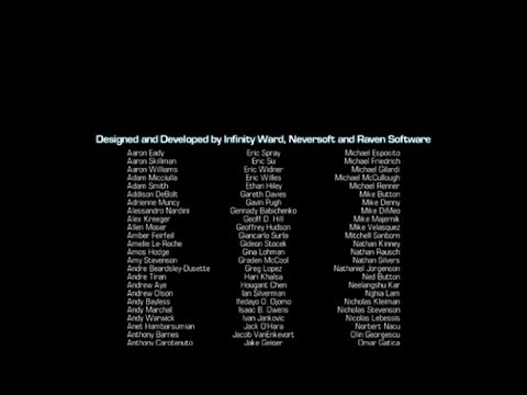 Call of Duty: Ghosts - Credits