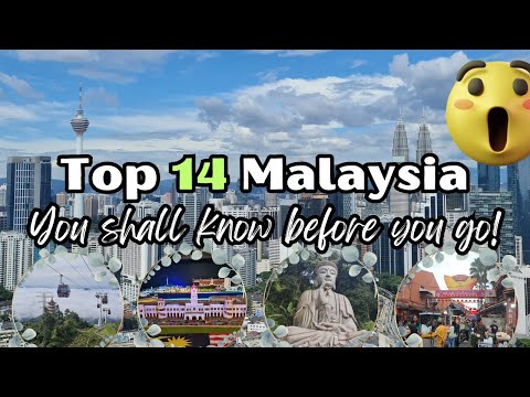 Best 14 Places to Visit in Malaysia 🤩🥰 | Tourist Attraction 2024