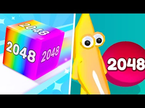 Jelly Run 2048: New Shape vs Jelly Man 2048 - Max Level Gameplay (Part 1)