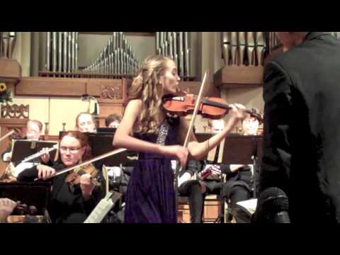 Emera playing Saint Saens with the Minnesota Sinfonia