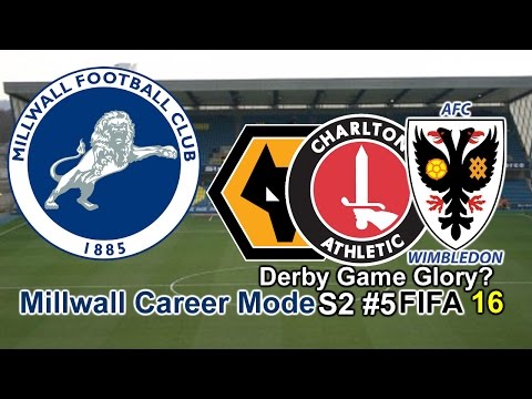 FIFA 16 Millwall Career mode S2 #5- Derby Game Glory?