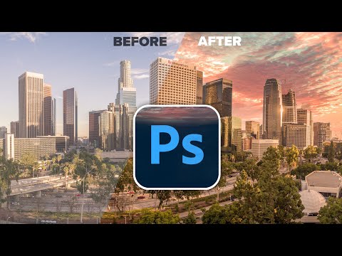 Photoshop 2021 Sky Replacement. Advanced tutorial.