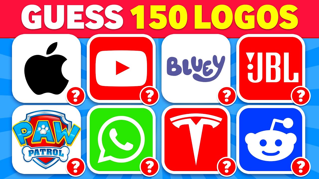 Guess the Logo in 3 Seconds | 150 Famous Logos 🥇🍏 | Logo Quiz 2025