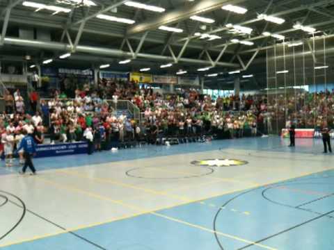 Relegation 2010 TV Emsdetten vs. Bergischer HC 33:27 Einlauf der Mannschaften