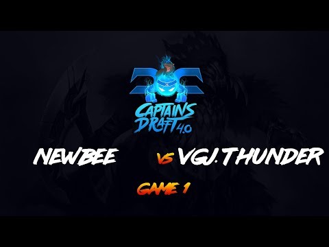 Newbee vs VGJ.Thunder Game 1 - Captains Draft 4 CN Qualifiers