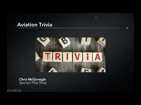 Aviation Trivia Webinar - 20 questions to test how much you know about flying