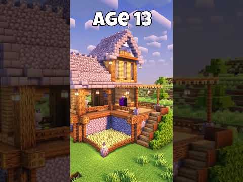 Insane Minecraft Building Transformation at Every Age! 😱