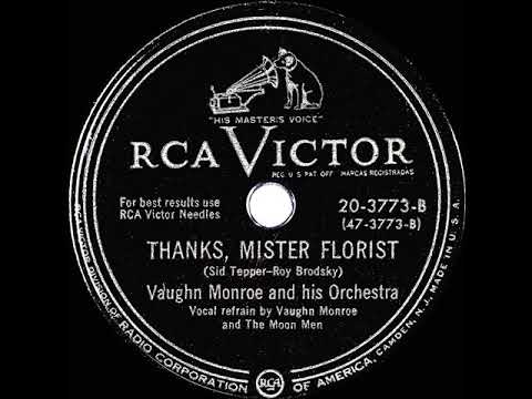 1950 Vaughn Monroe - Thanks, Mister Florist