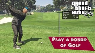 How to play Golf in GTA 5. Daily Objective