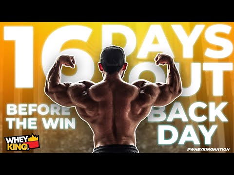 16 Days out! Back workout +Cutting Routine and Supplements ft.First Filipino IFBB PRO Joven Sagabain