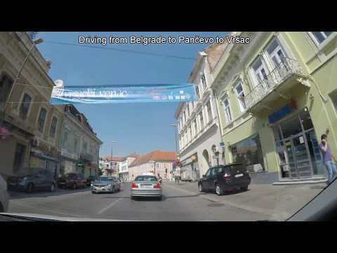 Driving from Belgrade through Pančevo to Vršac [4k video] - GoPro Hero5 - Timelapse video