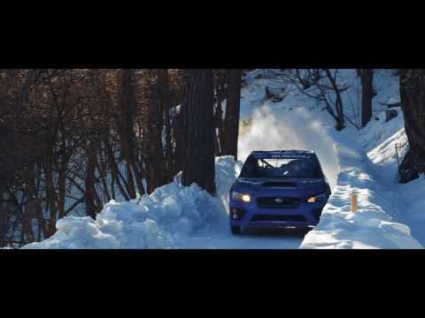 Subaru WRX STi in bobsled run (st. Moritz, Swiss Alp - 6500 feet)