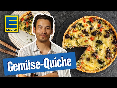 Gemüse Quiche | Französisches Quiche Rezept
